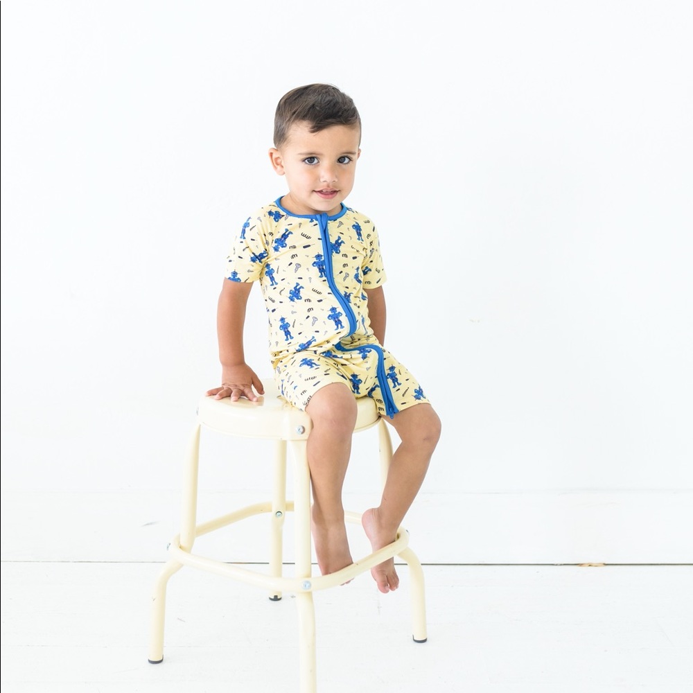 Robots shortie zippers bamboo viscose